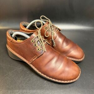 NAOT Brown Leather Oxfords Lace‎ Up Comfort Casual Walking Shoes Size 42 US 9